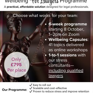 Wellbeing for Lawyers Programme